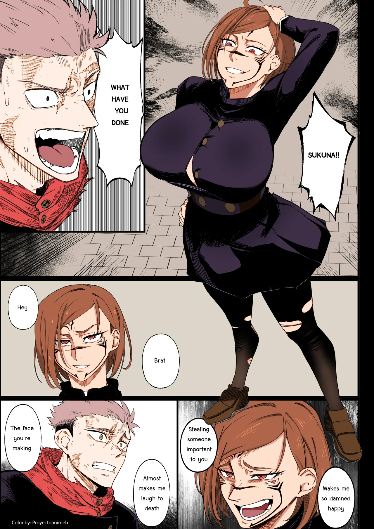 Bad Nobara porn comic picture 3