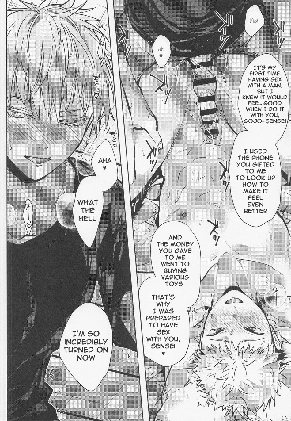 Bad Person | Gojo x Yuji porn comic picture 17