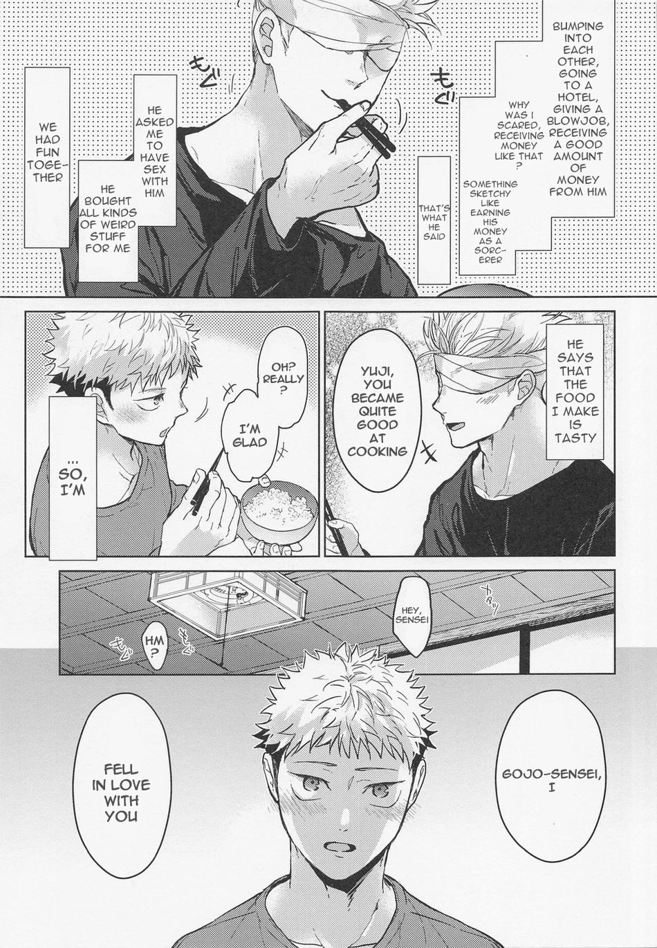 Bad Person | Gojo x Yuji porn comic picture 20