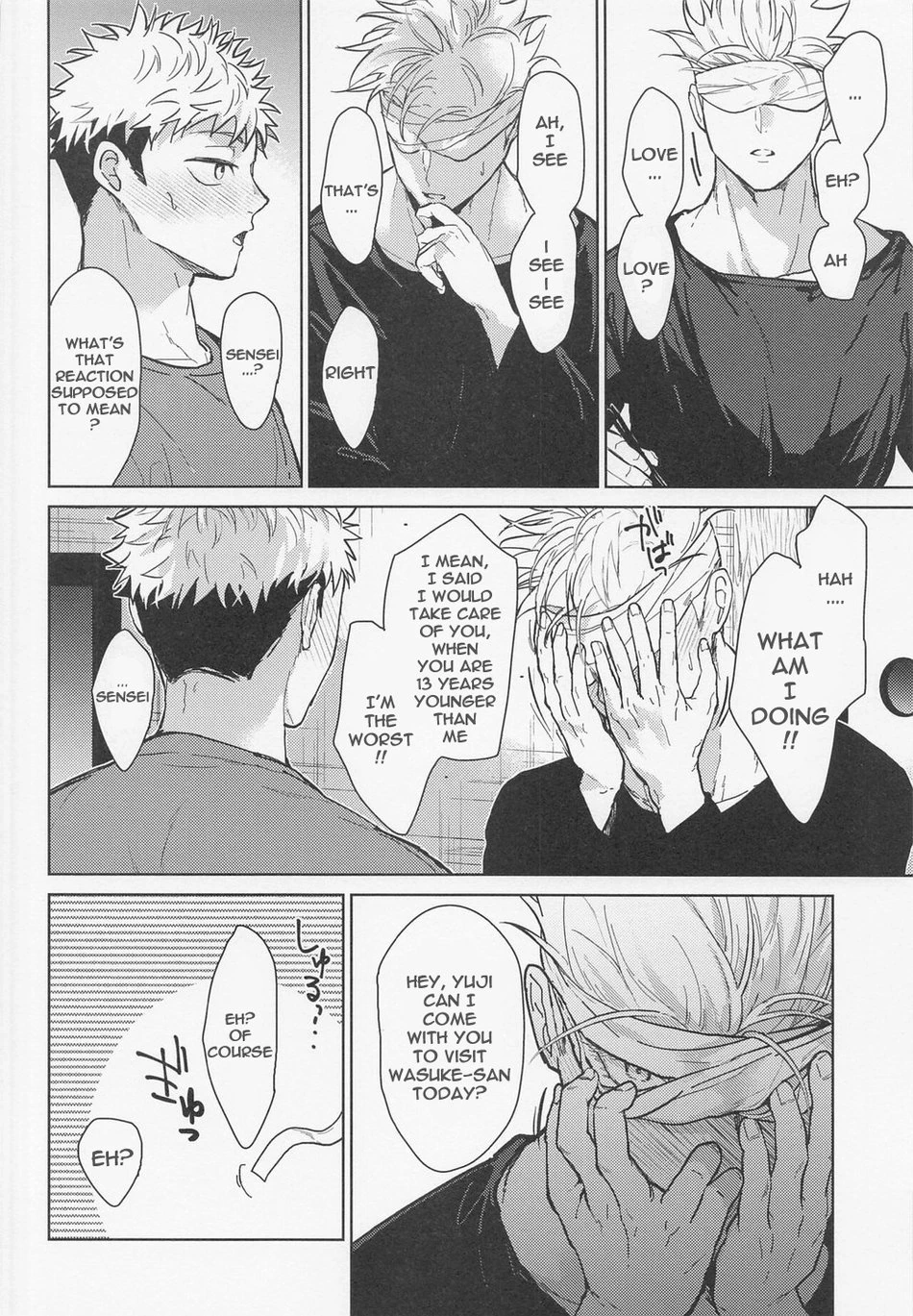 Bad Person | Gojo x Yuji porn comic picture 21