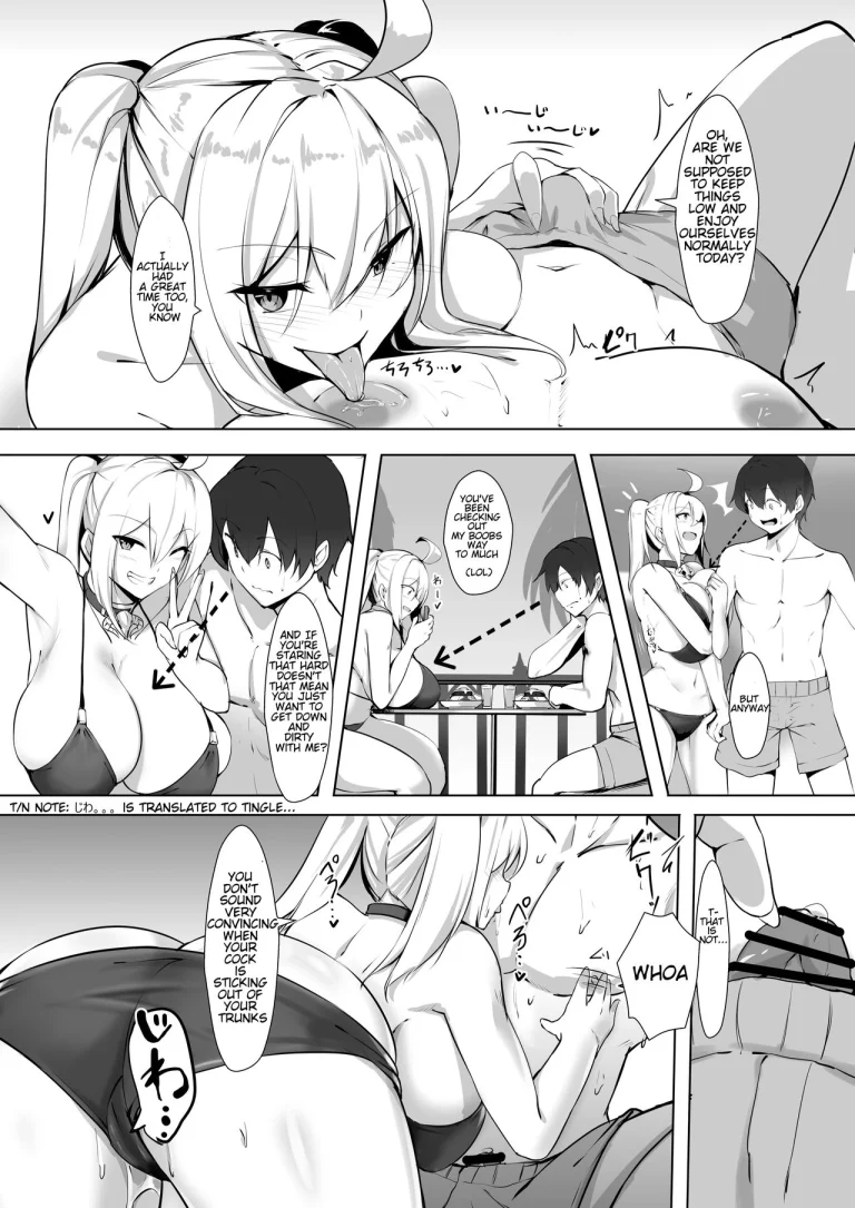 Bakunyuu Gal to Umi H Shitee!! porn comic picture 6