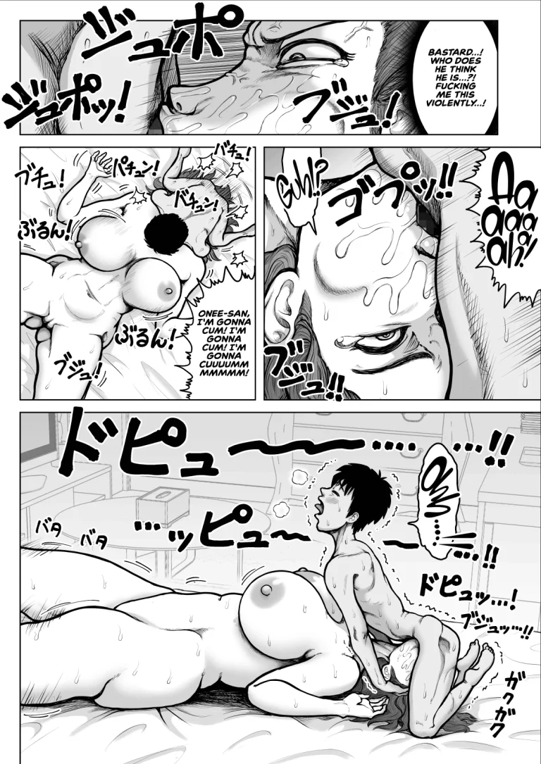Bakunyuu Onee-san to Asedaku Sex Shimakutta Hanashi | How I Had Intense, Sweaty Sex With An Extremely Busty Onee-san [Engli porn comic picture 30