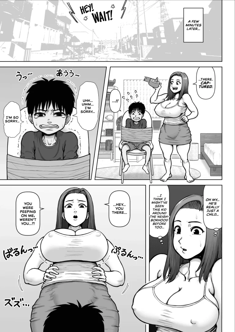 Bakunyuu Onee-san to Asedaku Sex Shimakutta Hanashi | How I Had Intense, Sweaty Sex With An Extremely Busty Onee-san [Engli porn comic picture 5