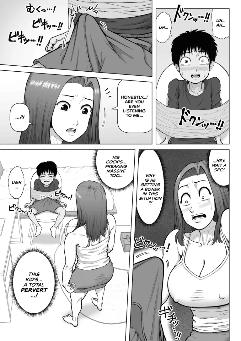 Bakunyuu Onee-san to Asedaku Sex Shimakutta Hanashi | How I Had Intense, Sweaty Sex With An Extremely Busty Onee-san [Engli porn comic picture 7