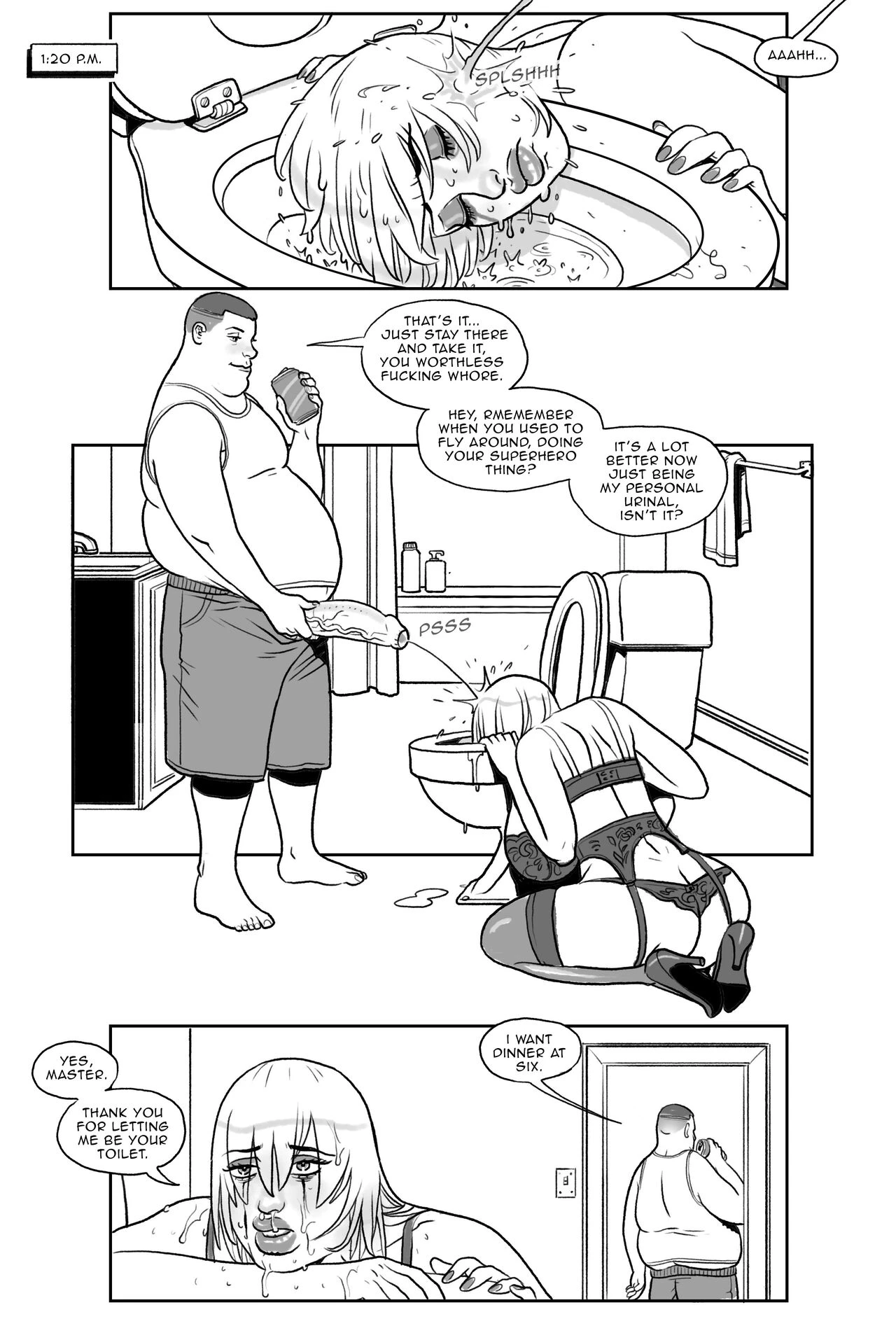 Bang My Bully - Power Girl porn comic picture 52
