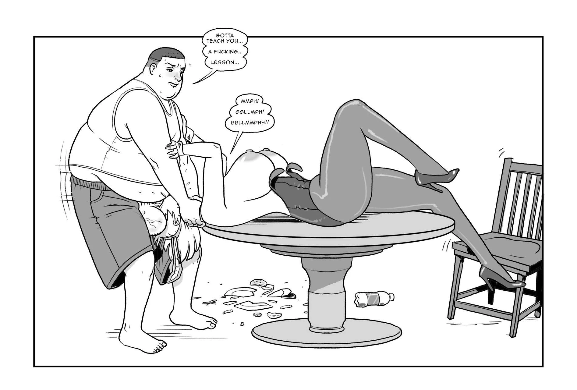 Bang My Bully - Power Girl porn comic picture 67