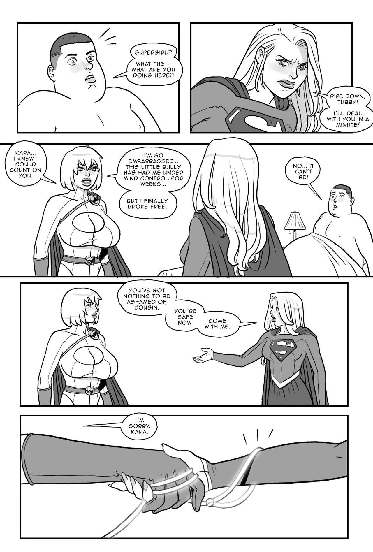 Bang My Bully - Power Girl porn comic picture 77