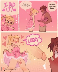 Barbie's new toy porn comic picture 1