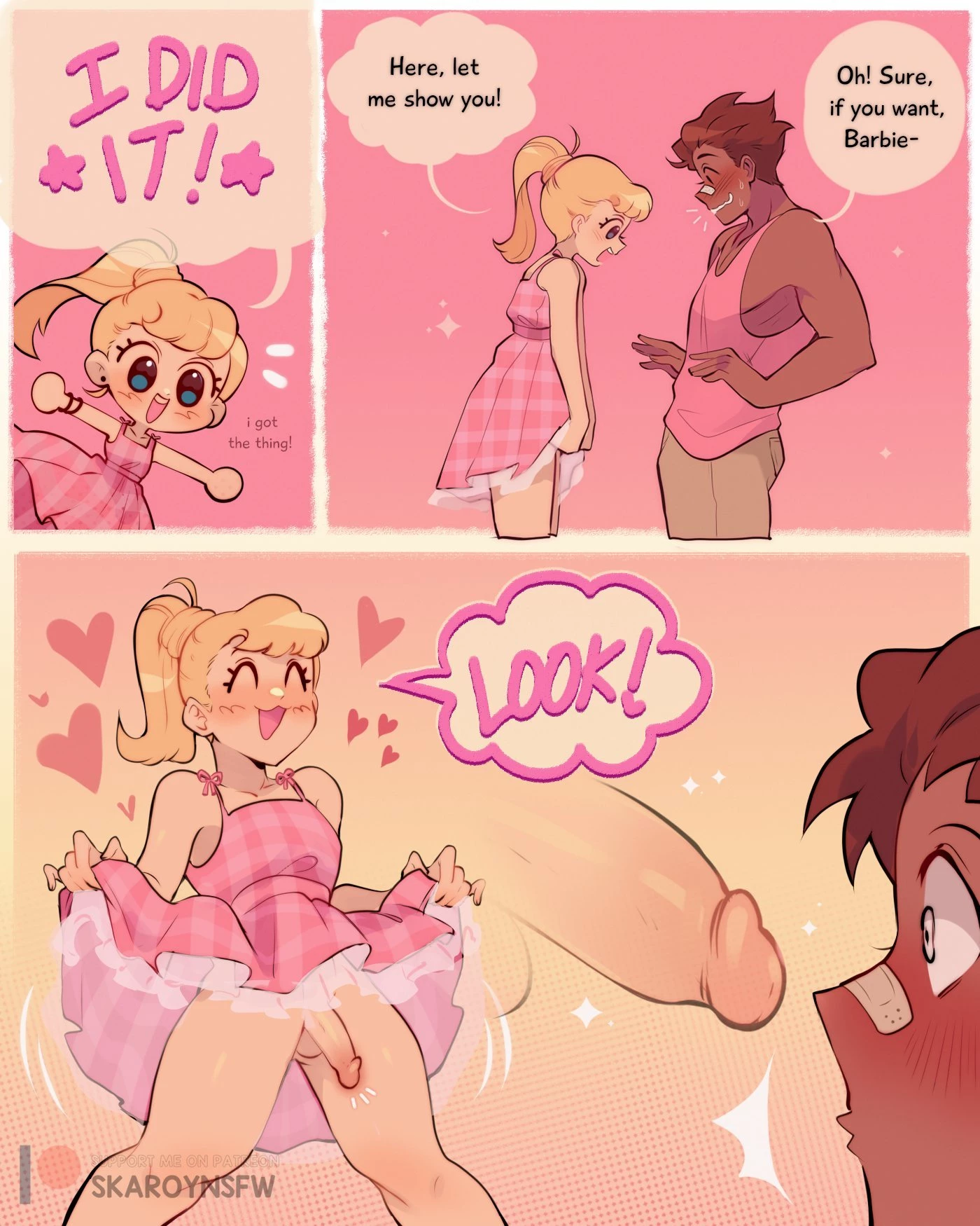 Barbie's new toy porn comic picture 1