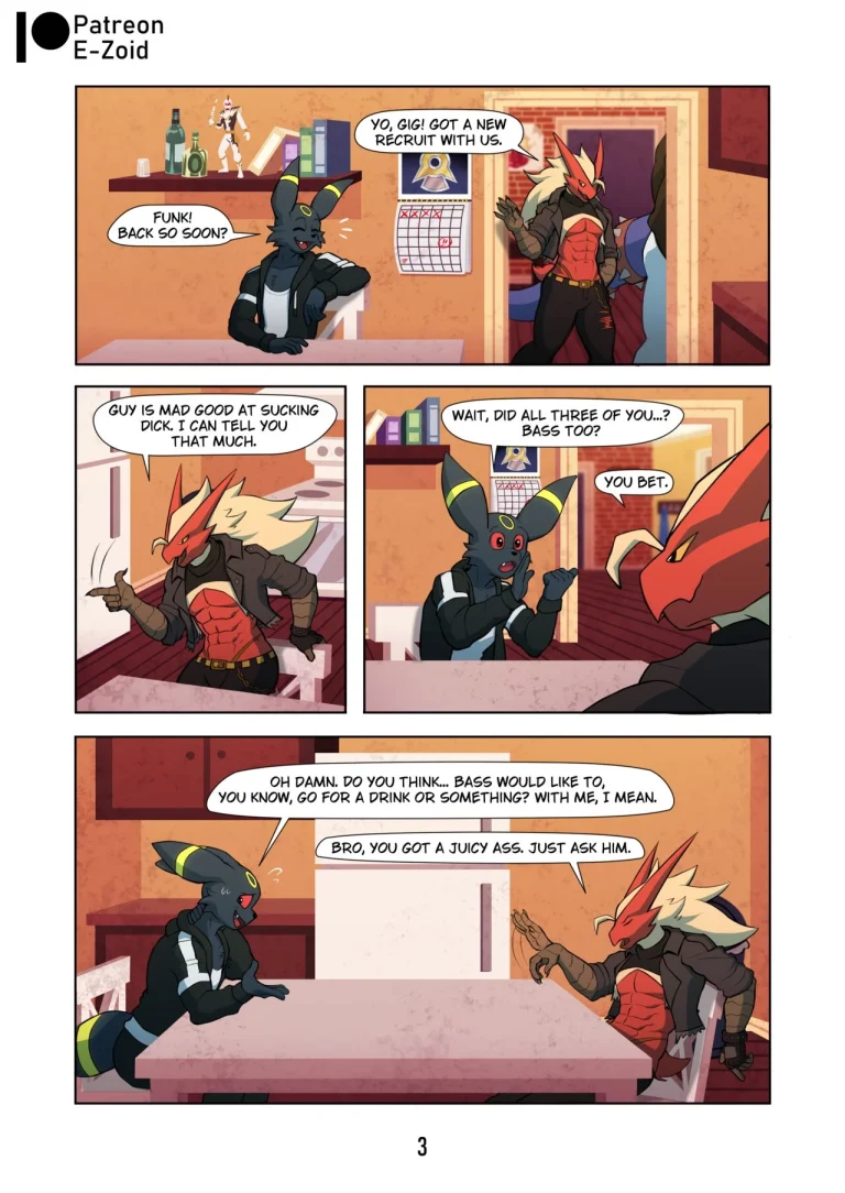 Bass in heat porn comic picture 7