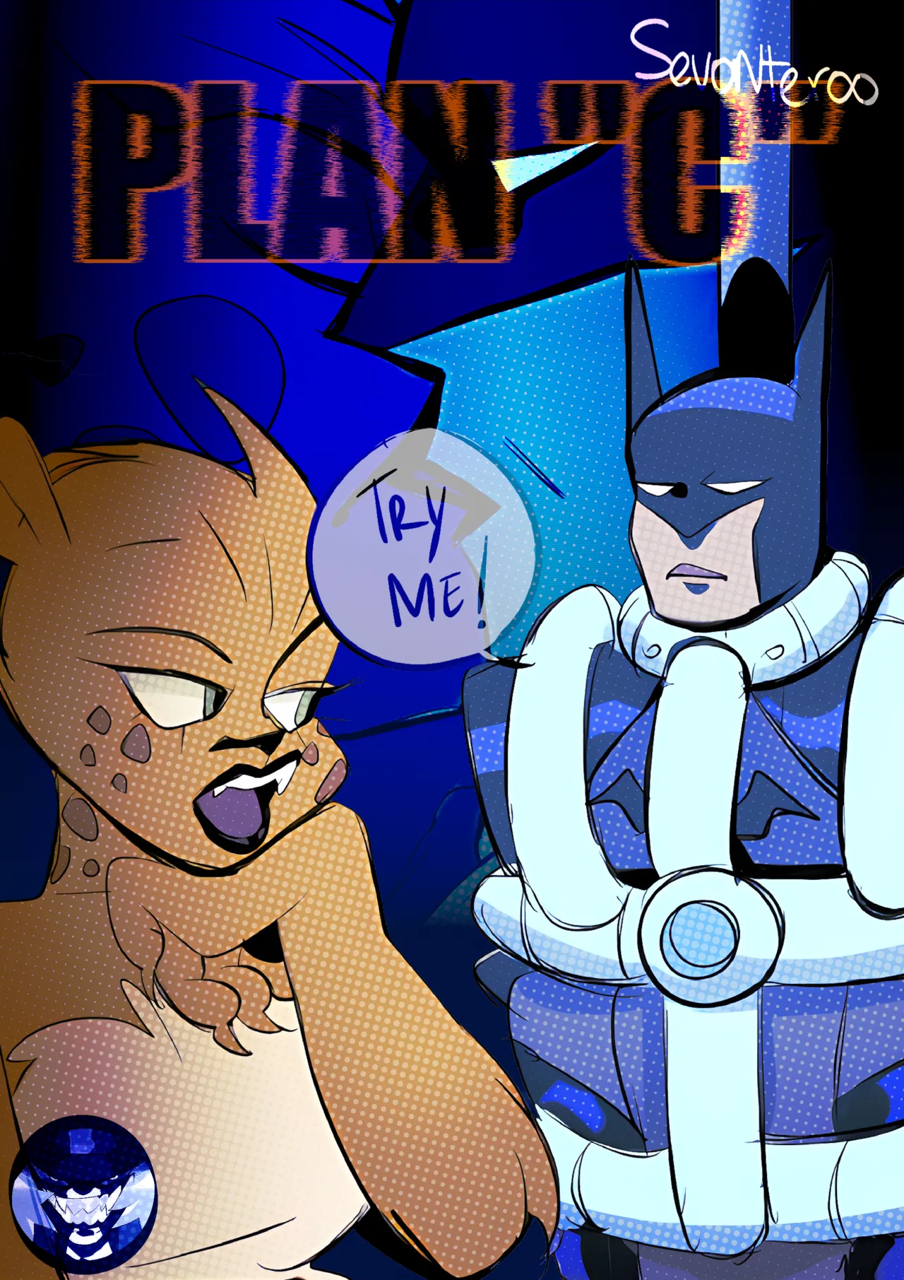 Batman and Cheetah porn comic picture 1