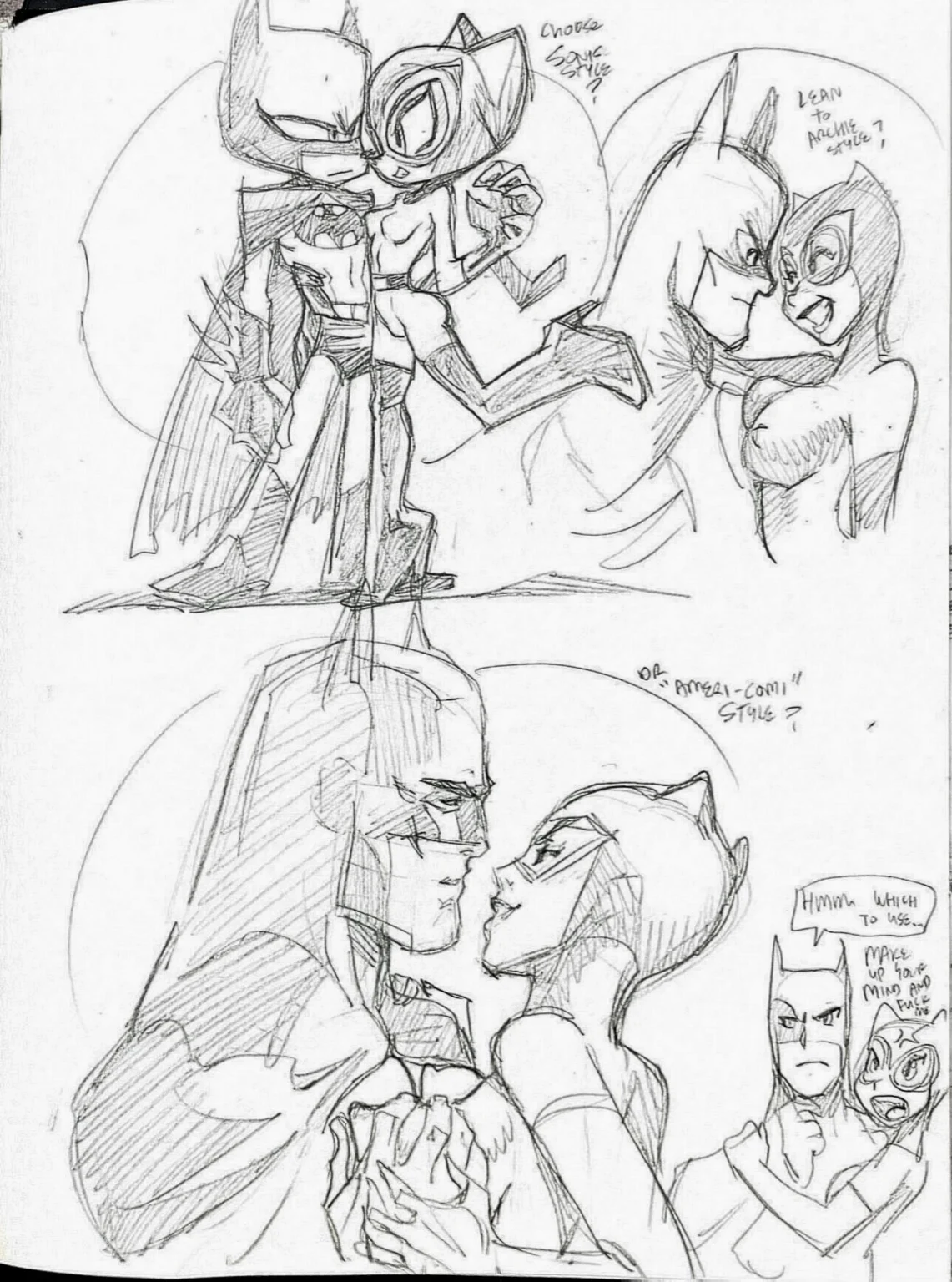Batman x Catwoman Goof Of porn comic picture 1