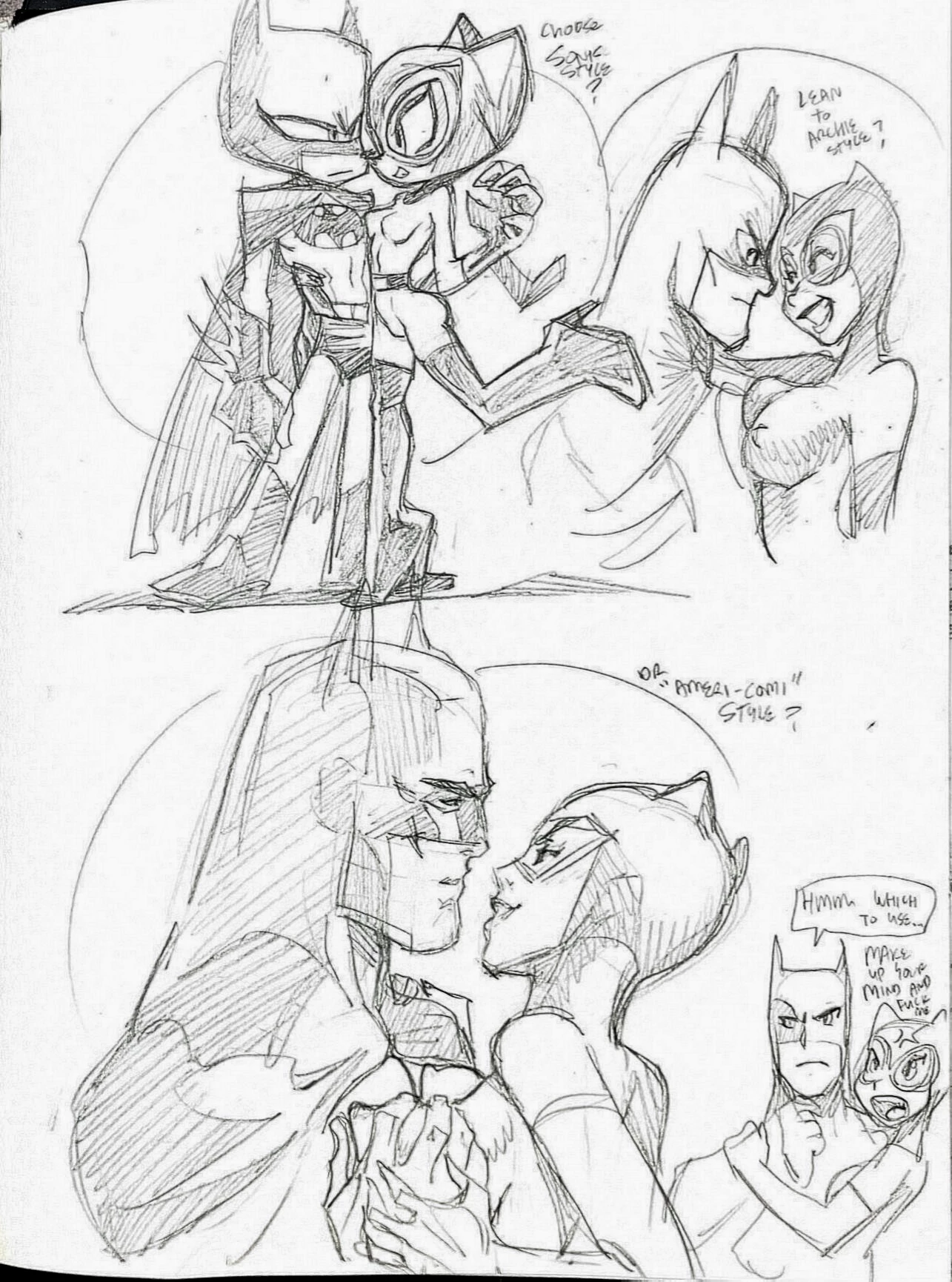 Batman x Catwoman Goof Of porn comic picture 1