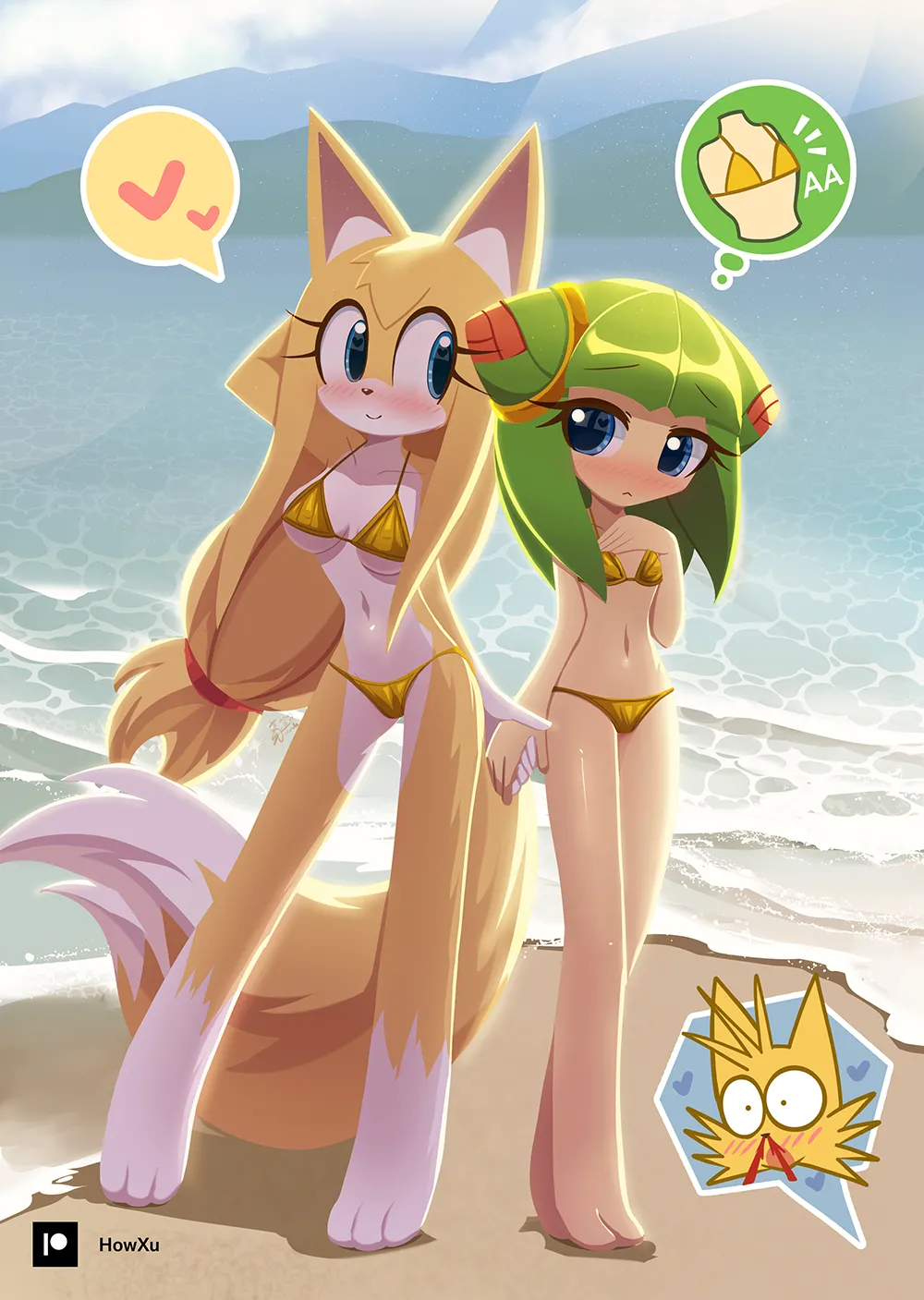 Beach Girls porn comic picture 1