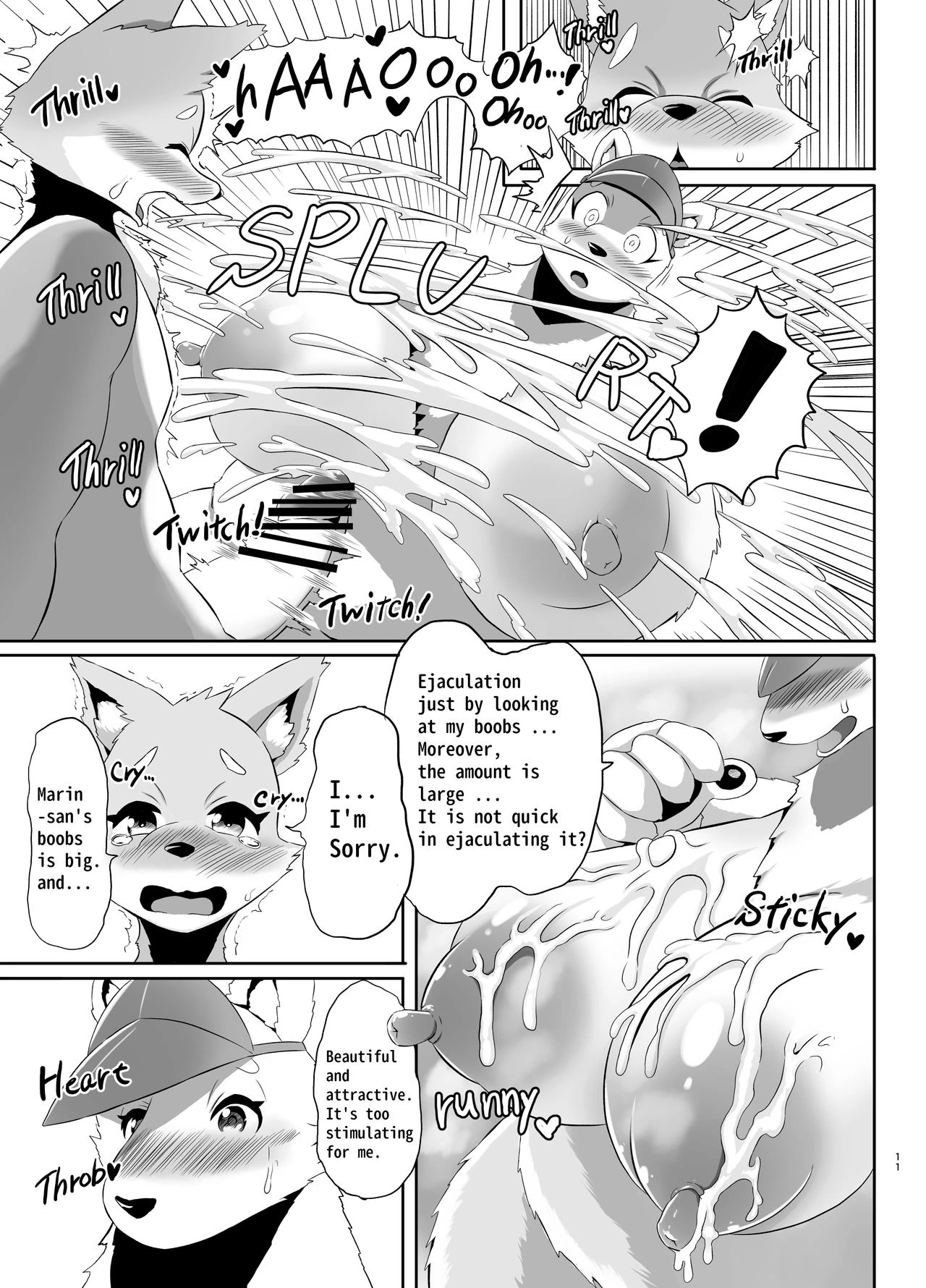 Beach Life Guard 30years old Polar bear woman First love | Kaihinkyumeishi Misoji Shirokumaonna Hajimete no Koi porn comic picture 11