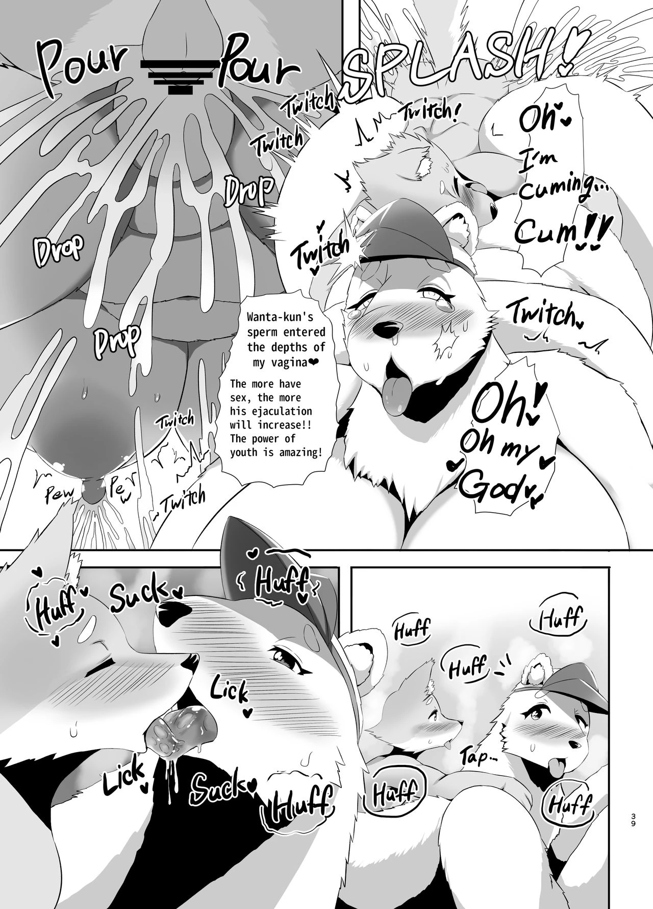 Beach Life Guard 30years old Polar bear woman First love | Kaihinkyumeishi Misoji Shirokumaonna Hajimete no Koi porn comic picture 39