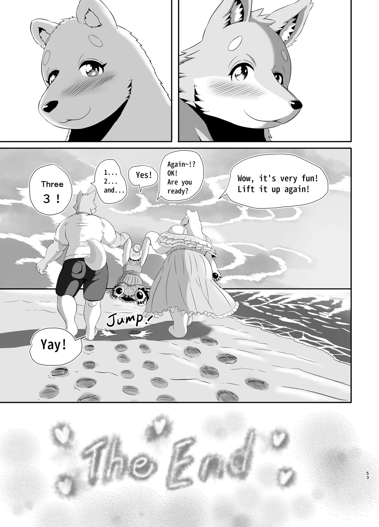 Beach Life Guard 30years old Polar bear woman First love | Kaihinkyumeishi Misoji Shirokumaonna Hajimete no Koi porn comic picture 53