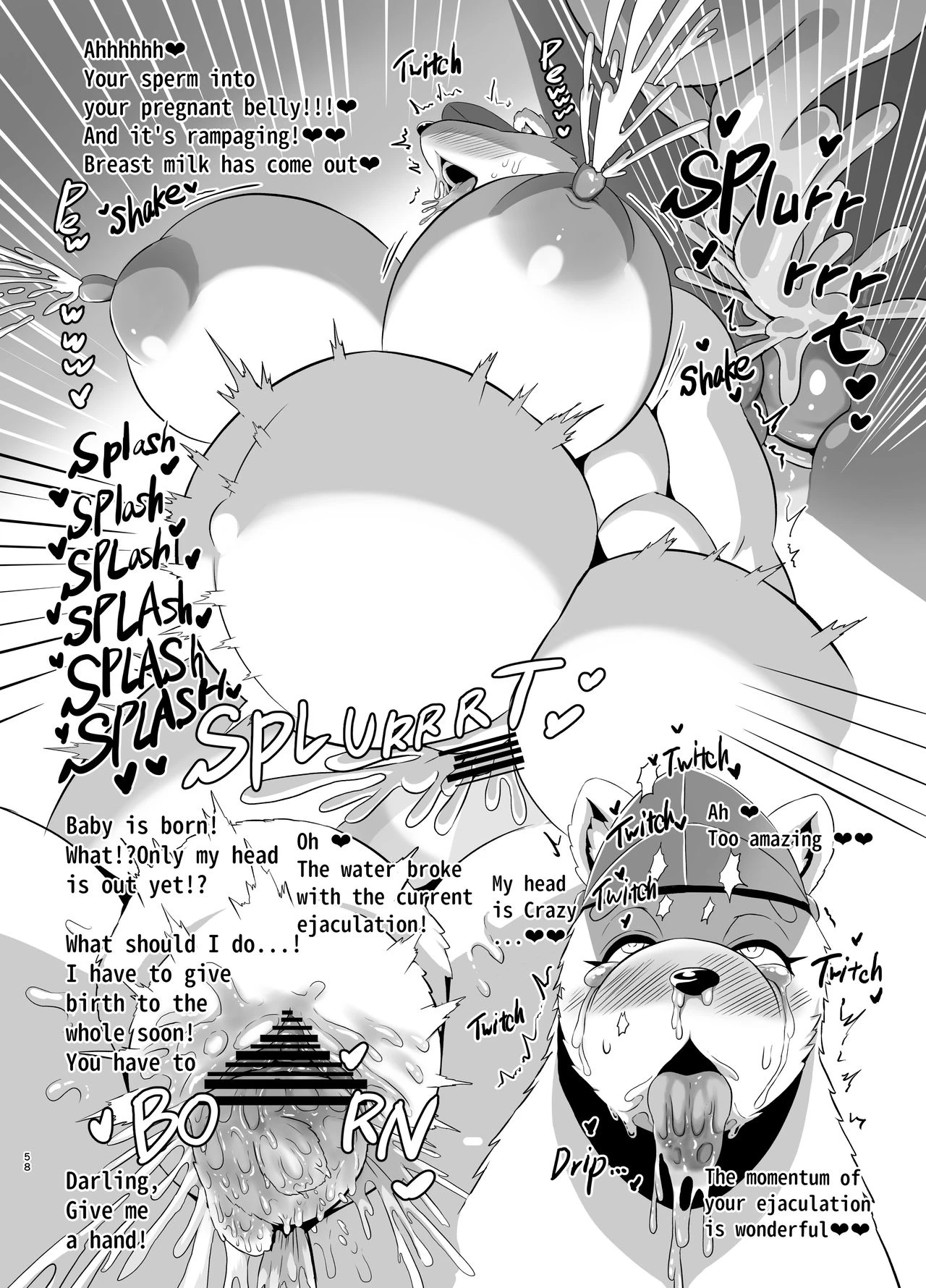 Beach Life Guard 30years old Polar bear woman First love | Kaihinkyumeishi Misoji Shirokumaonna Hajimete no Koi porn comic picture 58