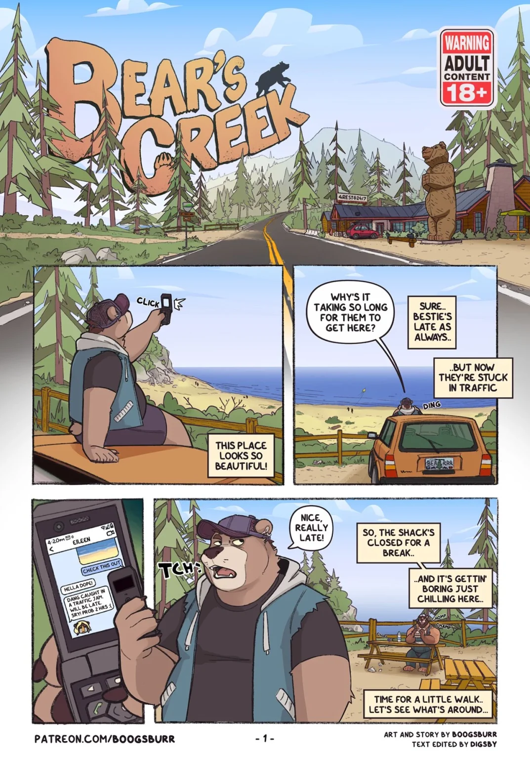 Bear's Creek porn comic picture 1