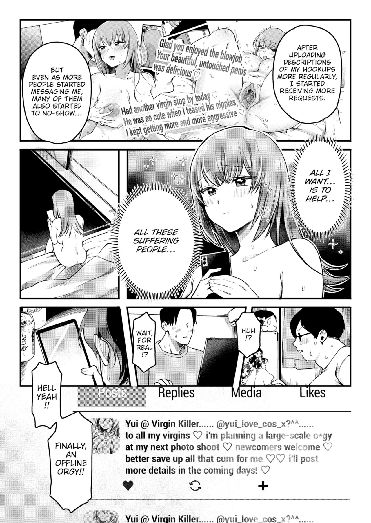 Becoming the Goddess of Virgins porn comic picture 11