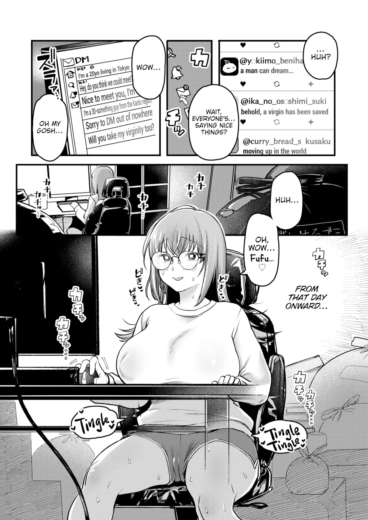 Becoming the Goddess of Virgins porn comic picture 7