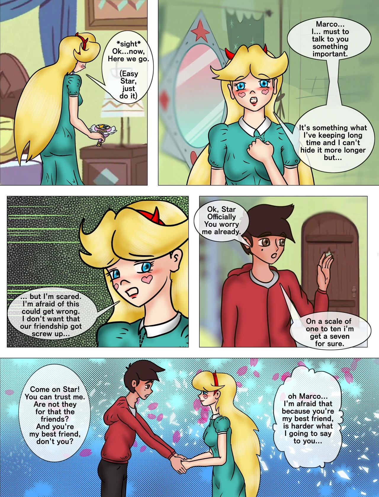 Before I leave: a starco fan comic porn comic picture 11