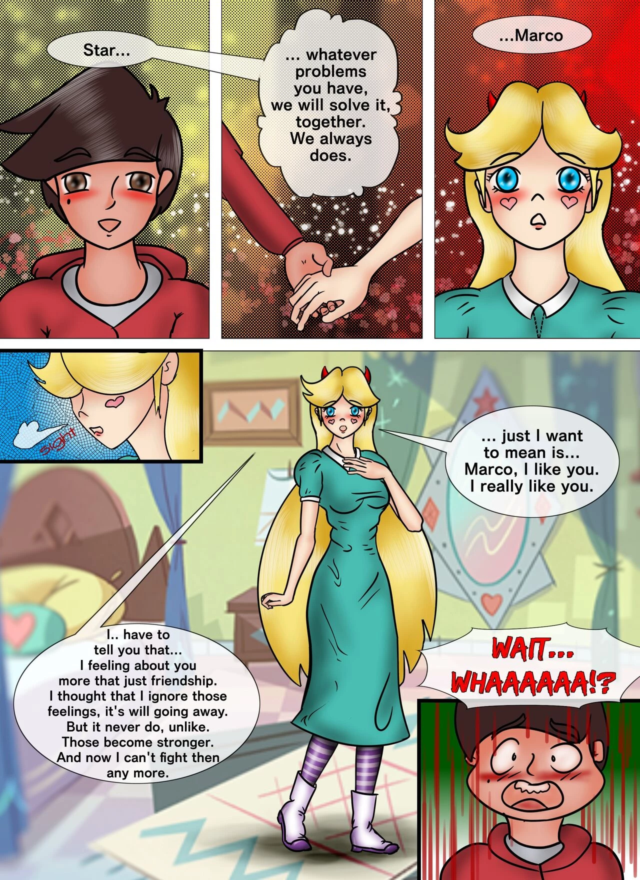 Before I leave: a starco fan comic porn comic picture 12