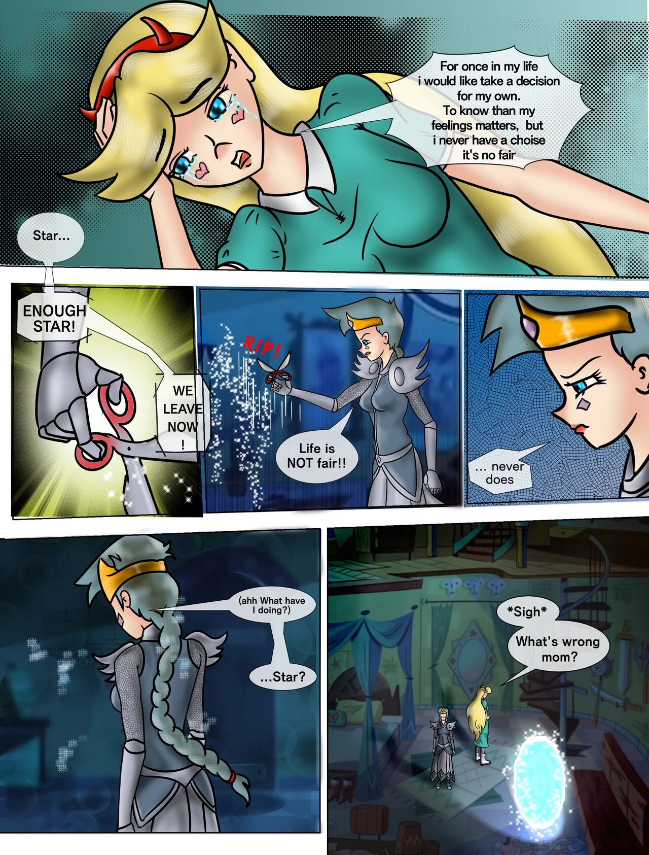 Before I leave: a starco fan comic porn comic picture 4
