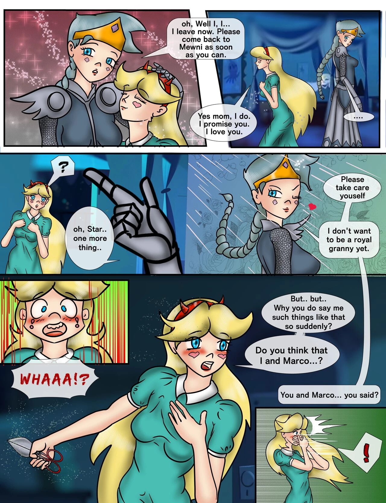 Before I leave: a starco fan comic porn comic picture 6