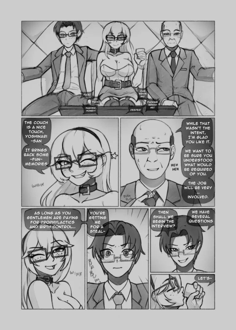 Belle's Interview porn comic picture 4