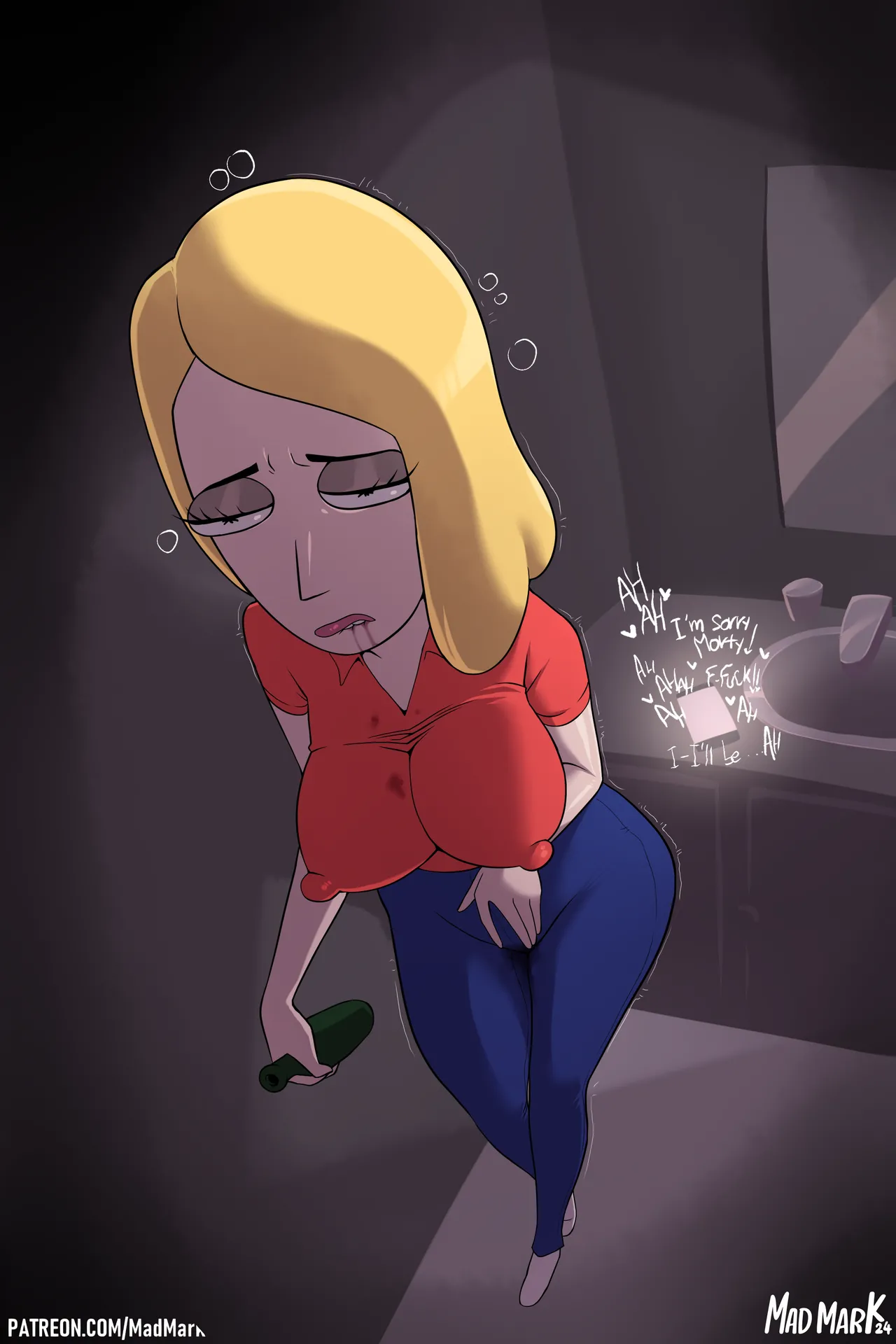 Beth & Morty porn comic picture 2