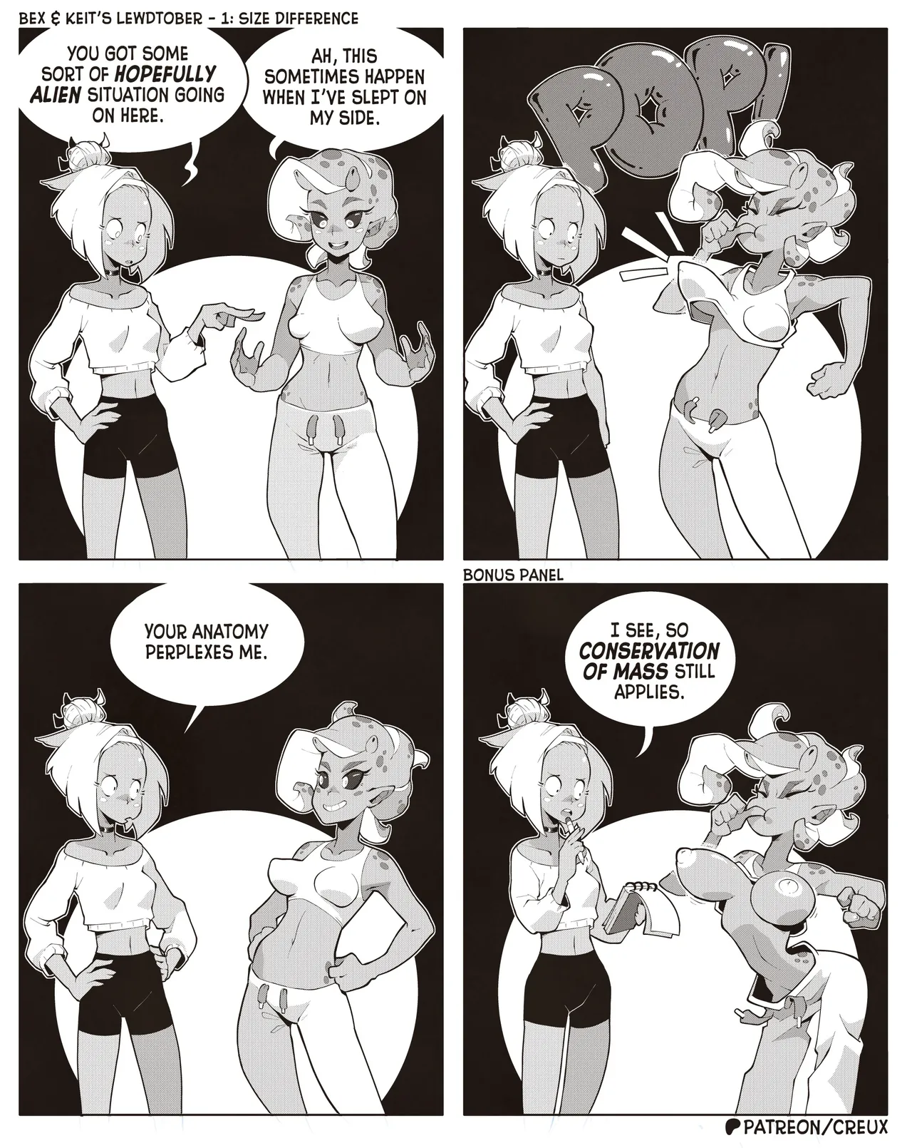 Bex & Keit's Lewdtober porn comic picture 1