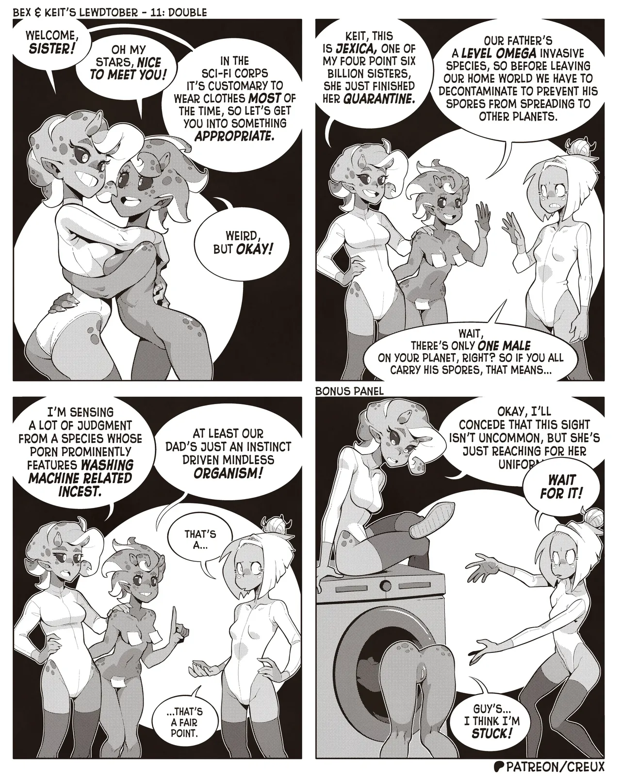 Bex & Keit's Lewdtober porn comic picture 11