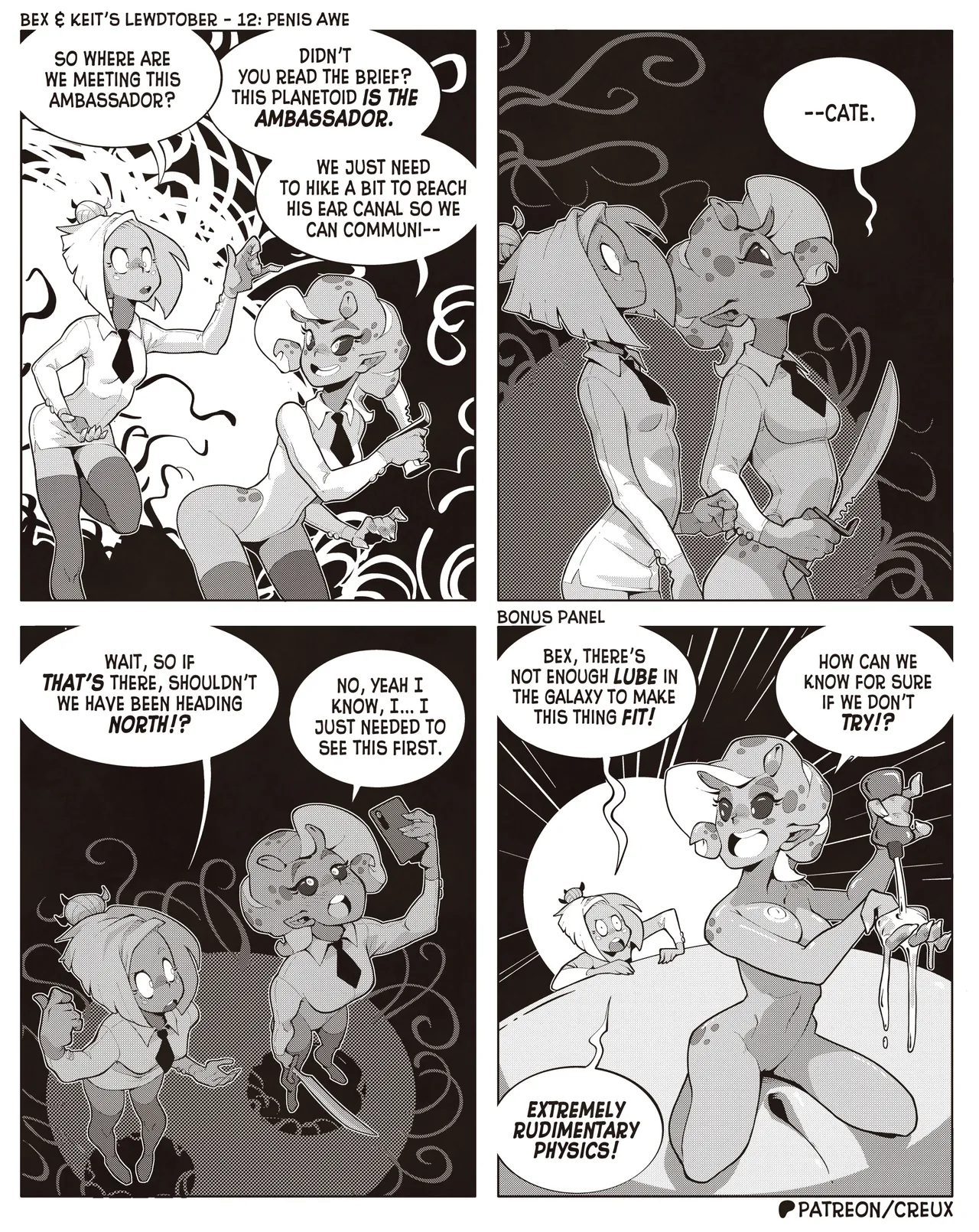 Bex & Keit's Lewdtober porn comic picture 12