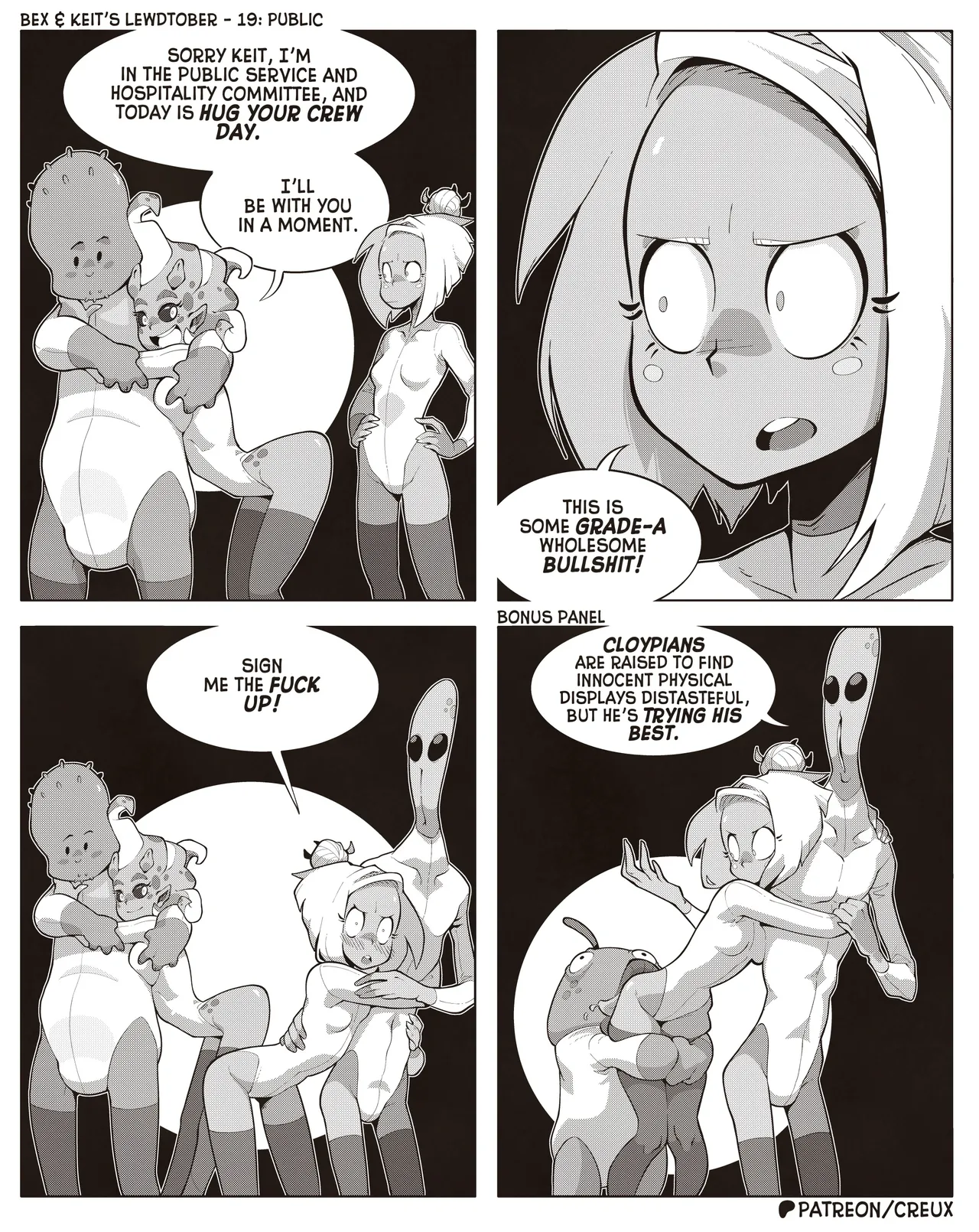 Bex & Keit's Lewdtober porn comic picture 19