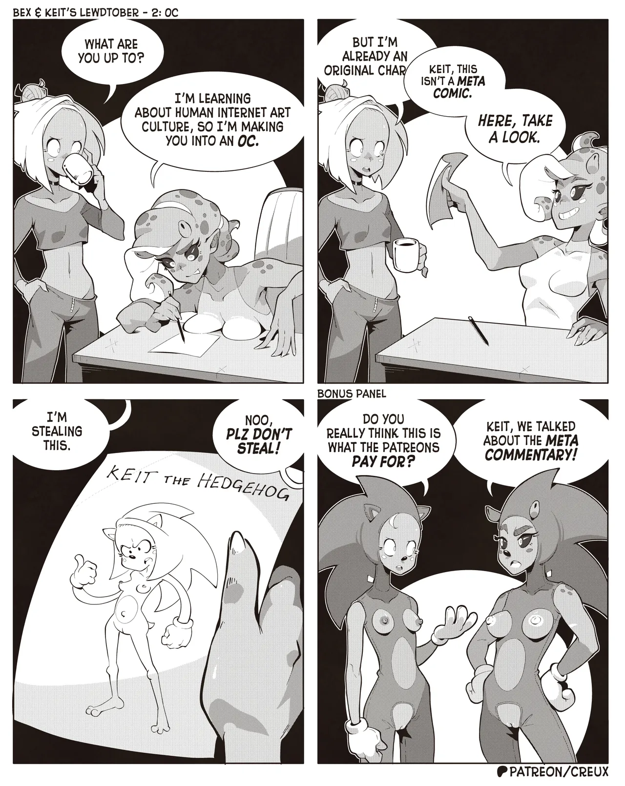 Bex & Keit's Lewdtober porn comic picture 2
