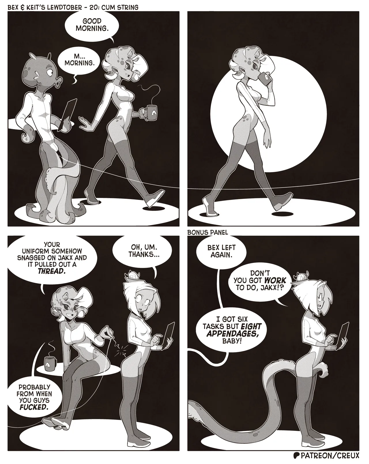 Bex & Keit's Lewdtober porn comic picture 20