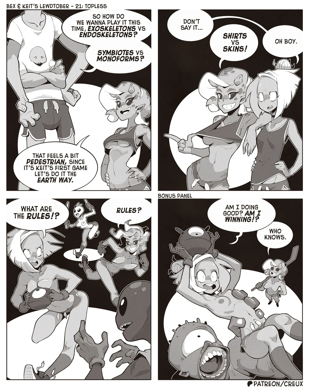Bex & Keit's Lewdtober porn comic picture 21