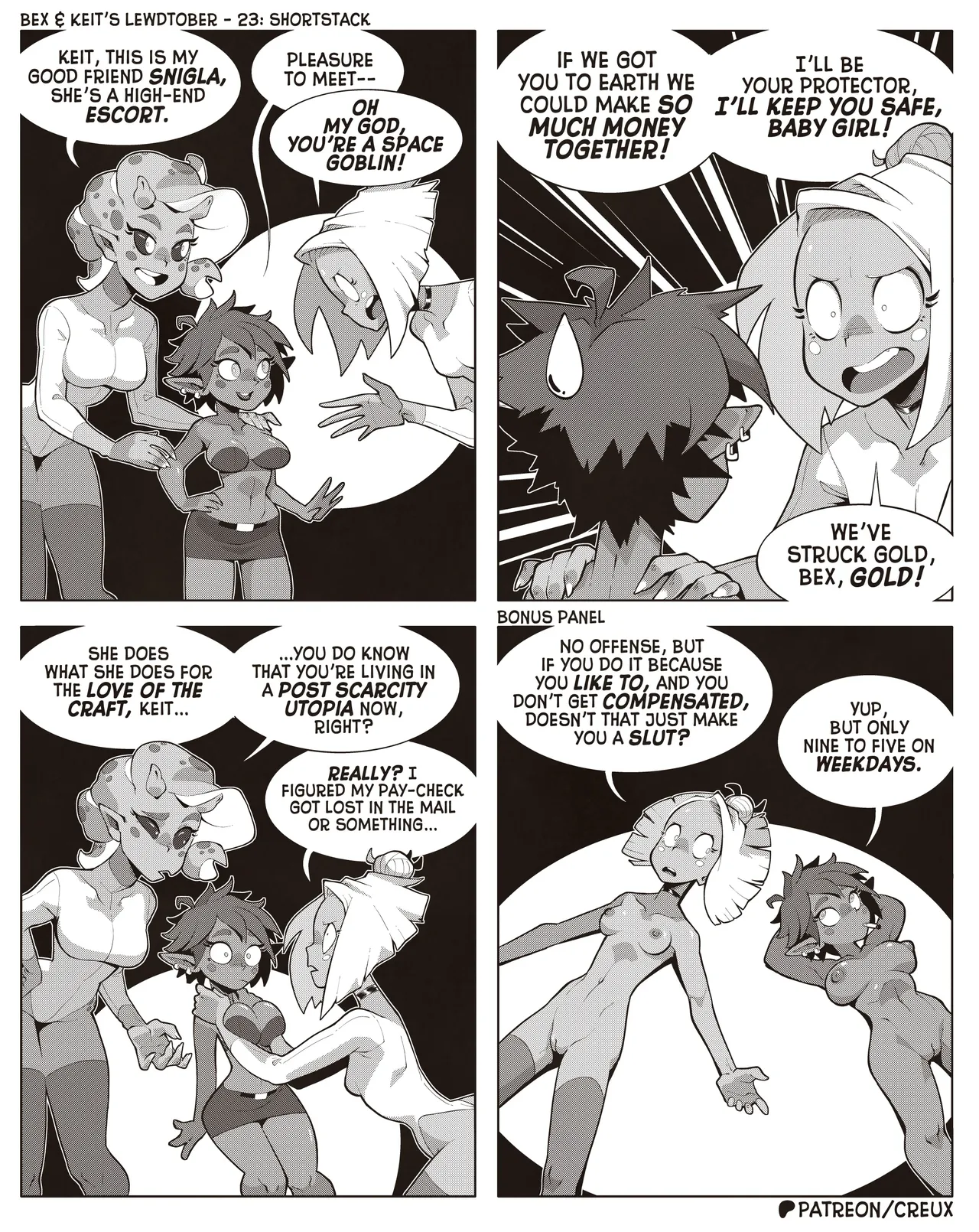 Bex & Keit's Lewdtober porn comic picture 23