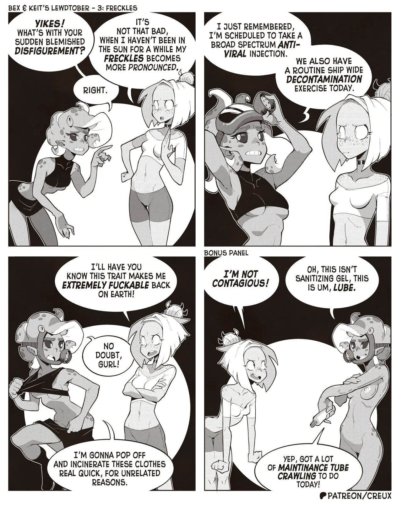 Bex & Keit's Lewdtober porn comic picture 3