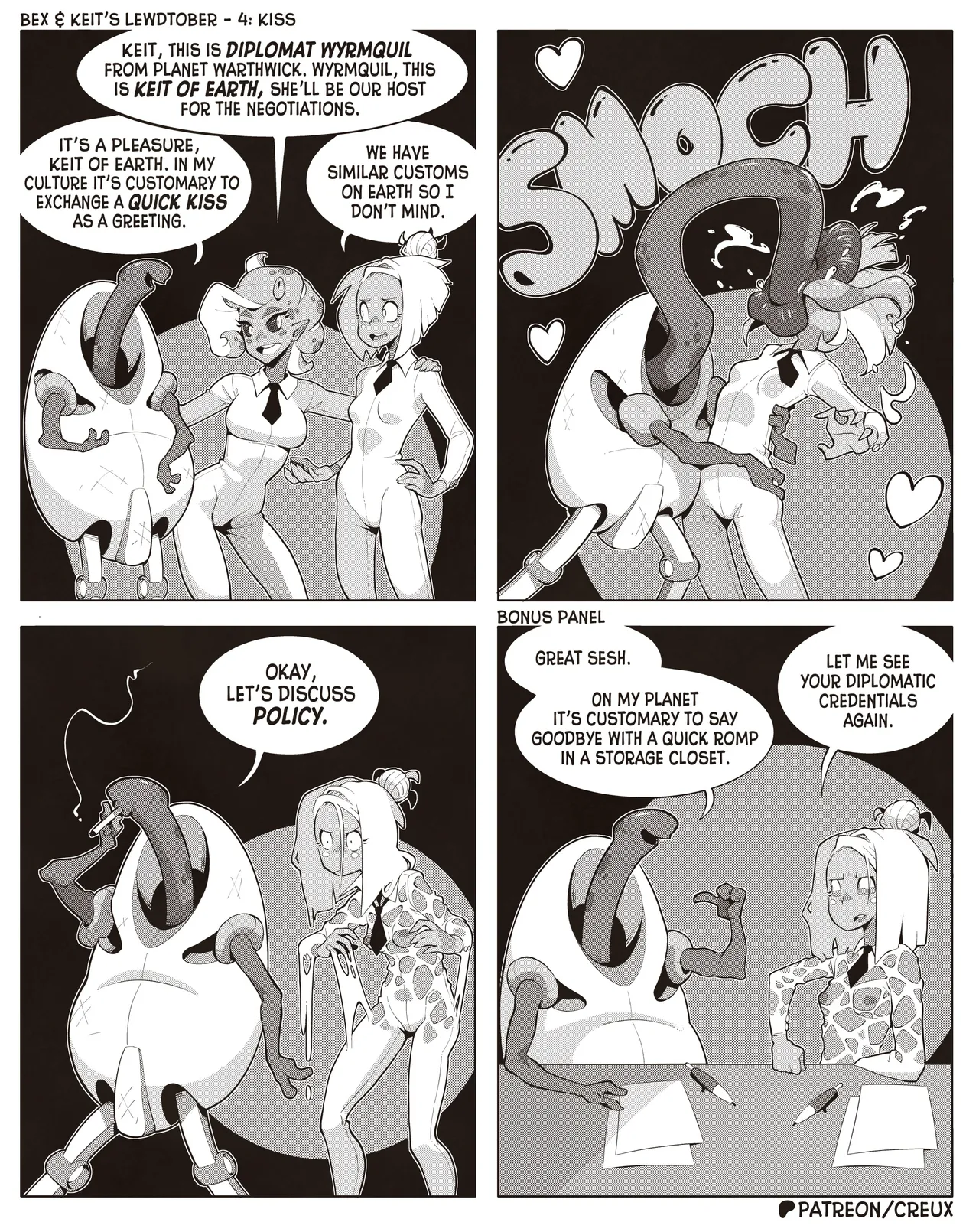 Bex & Keit's Lewdtober porn comic picture 4
