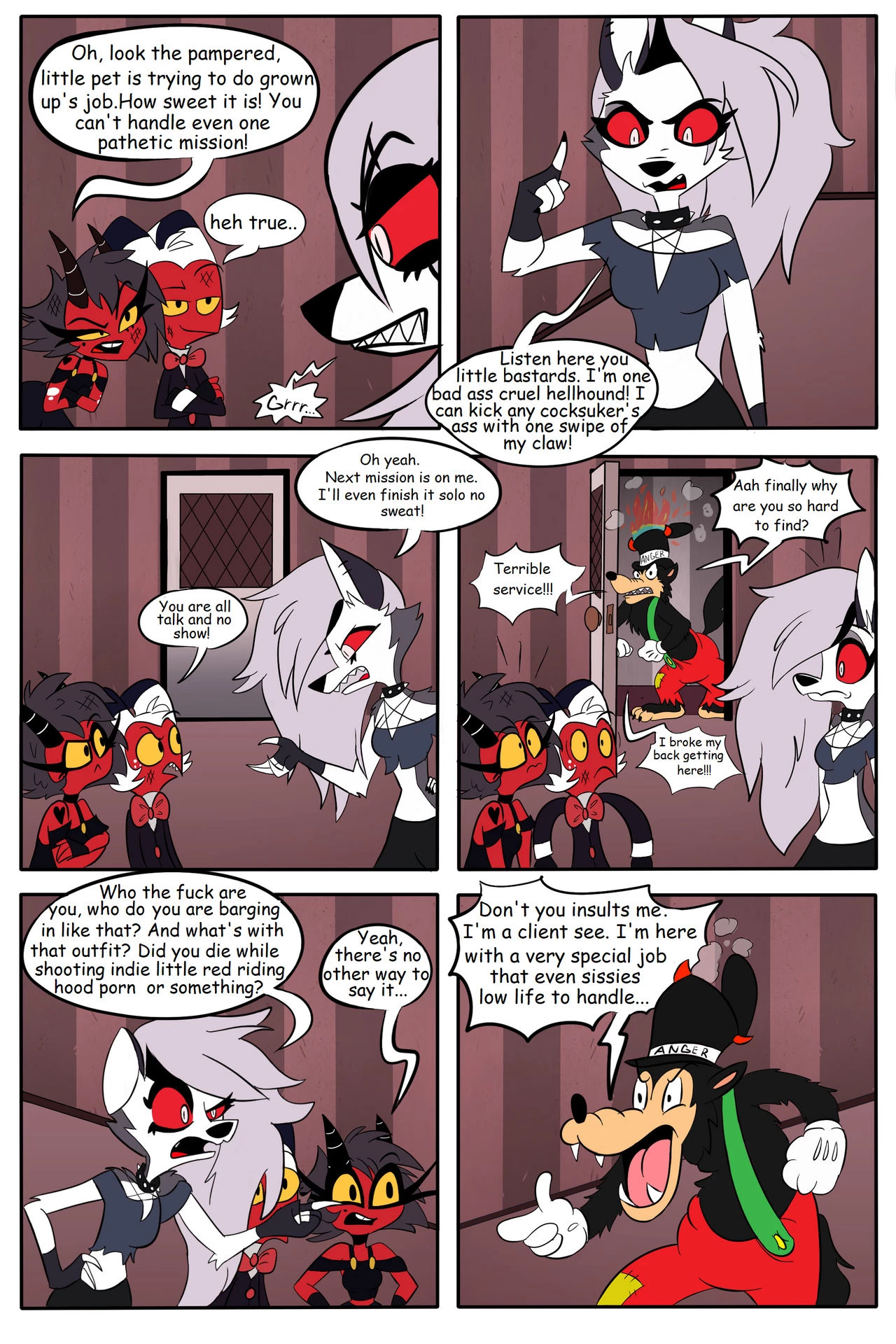 BIG BAD LOONA porn comic picture 3