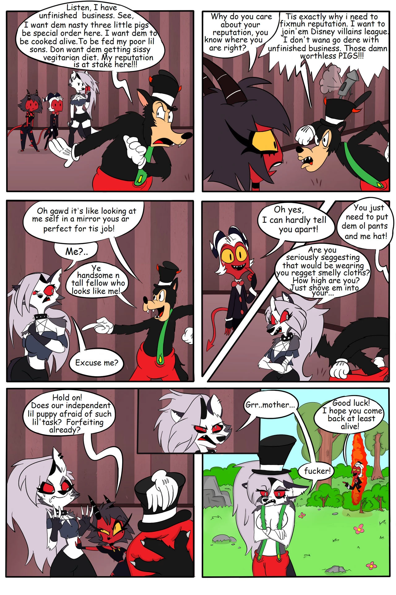 BIG BAD LOONA porn comic picture 4