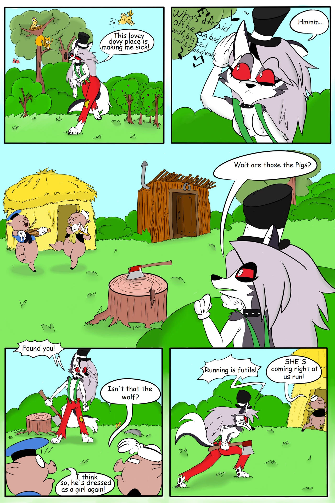 BIG BAD LOONA porn comic picture 5