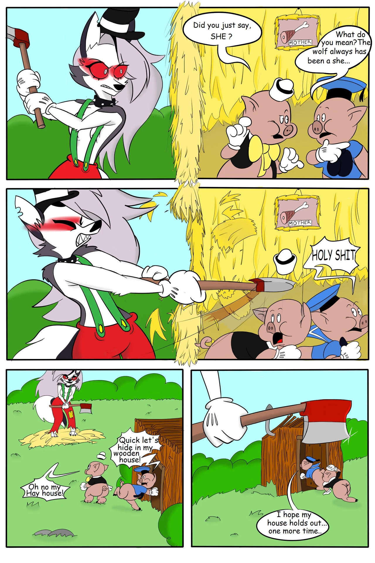 BIG BAD LOONA porn comic picture 6