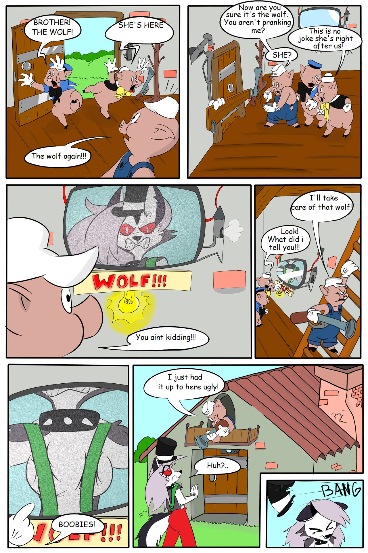 BIG BAD LOONA porn comic picture 8