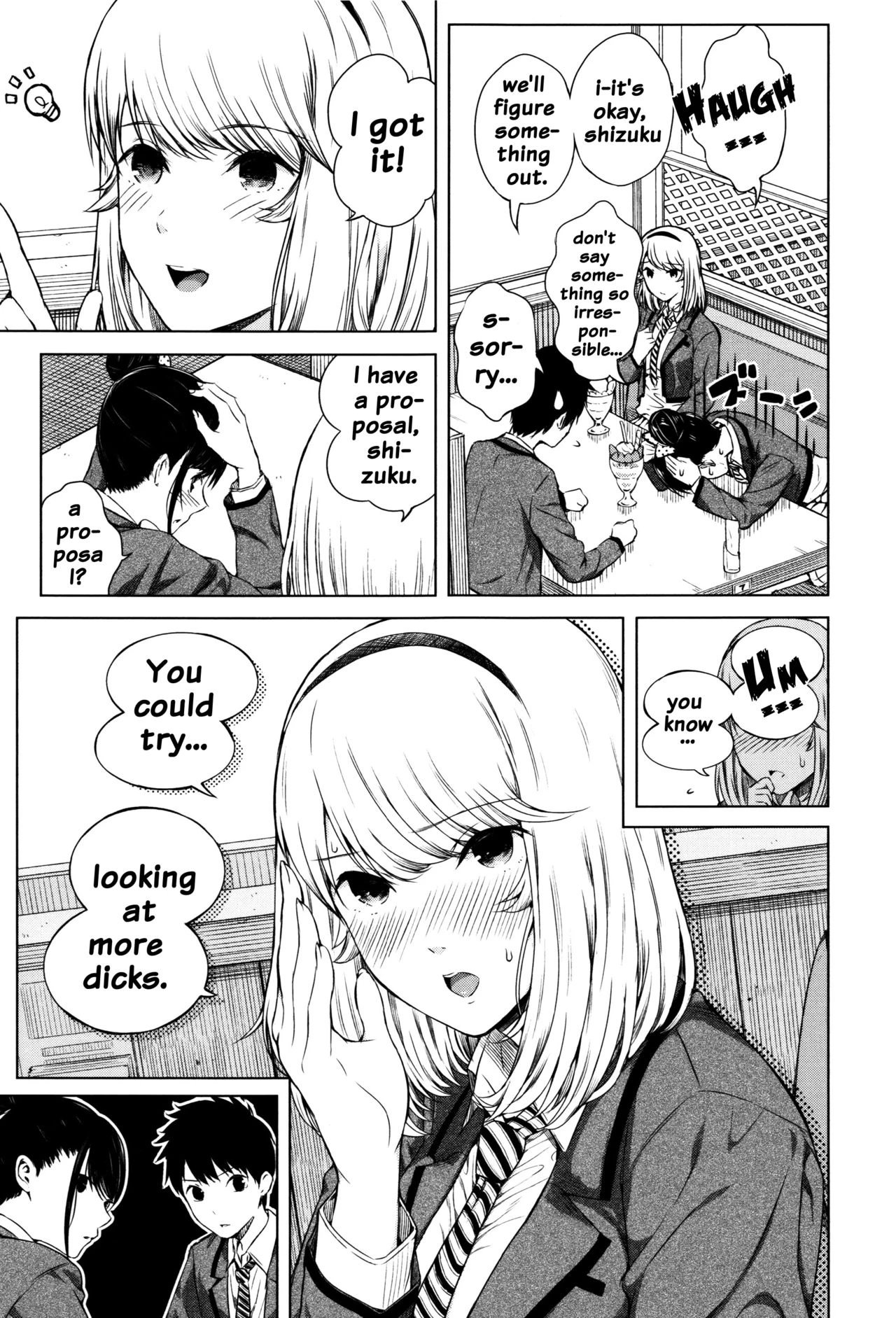 Big Puffy Nipples College Teen | Hajirai no Puffy Nipple porn comic picture 11
