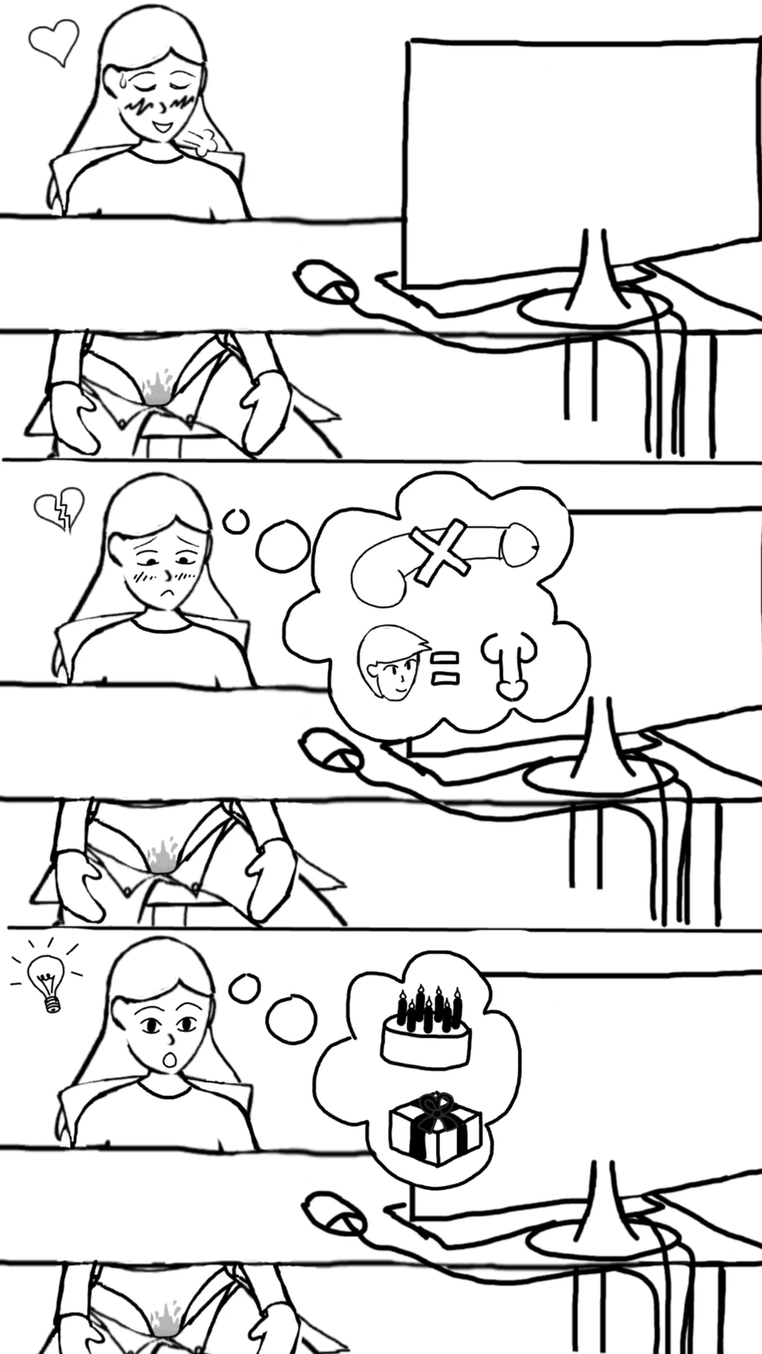 Birthday Present porn comic picture 2