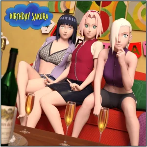 Birthday Sakura porn comic picture 1