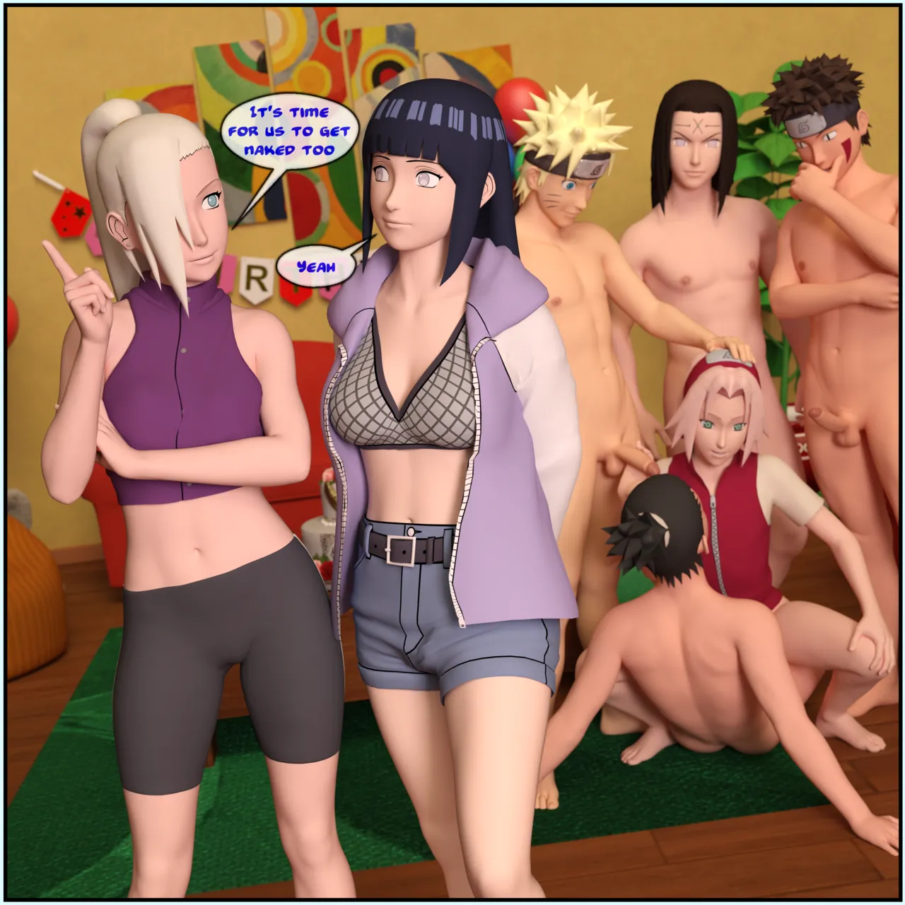 Birthday Sakura porn comic picture 9
